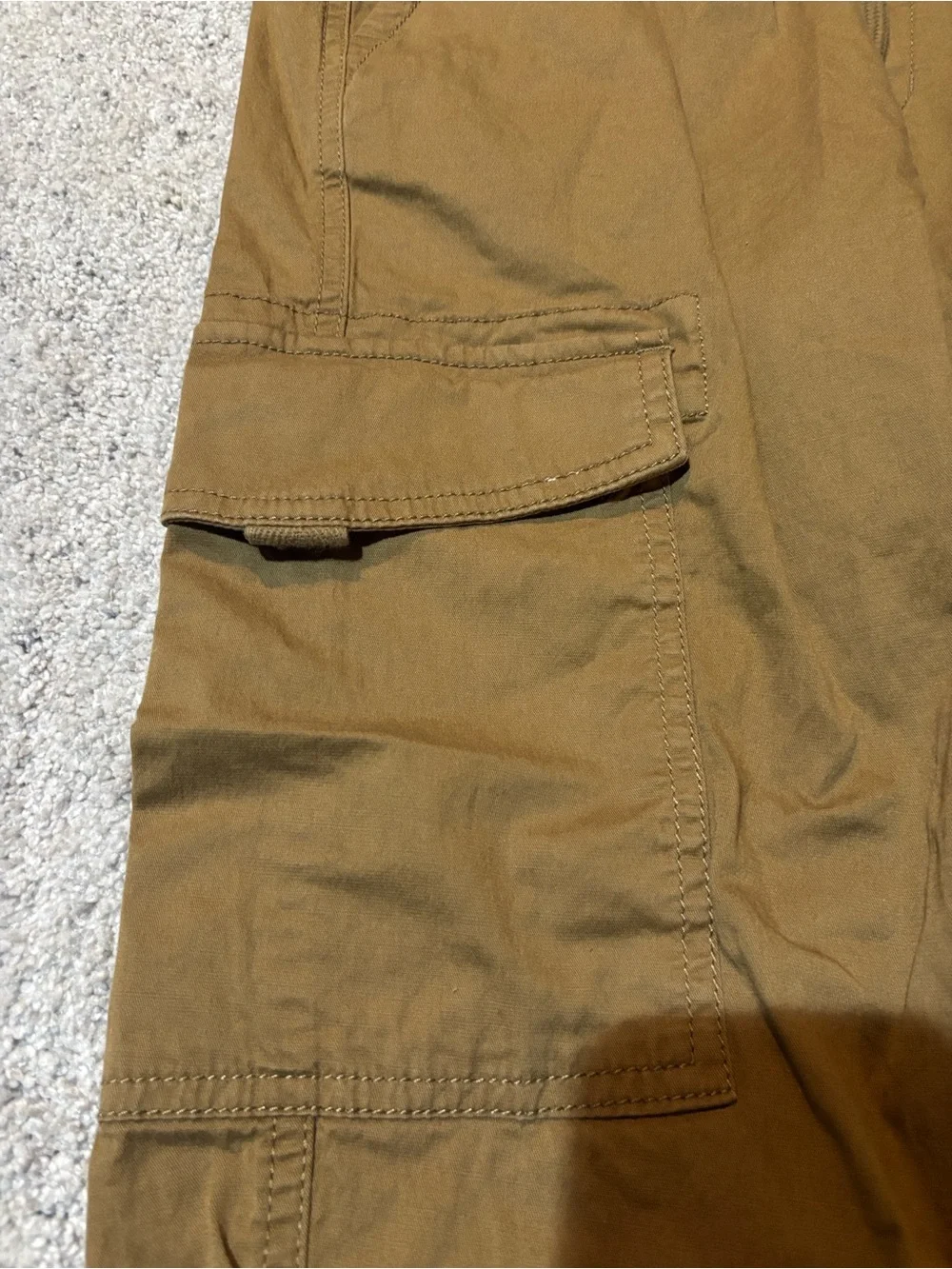 Men’s Sonoma Brown Drawstring Cargo Pants, sz S